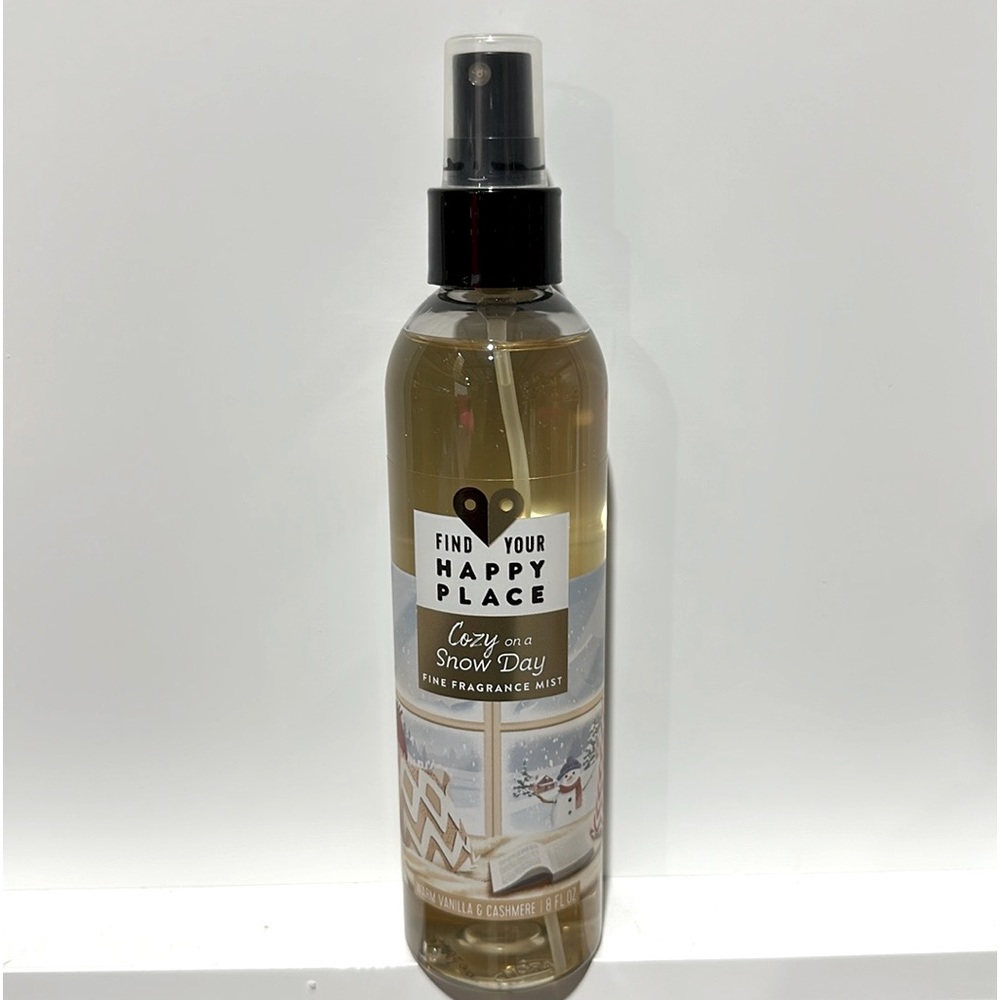 NEW Find Your Happy Place (Cozy on a Snow Day) Fine Fragrance Mist 8oz
